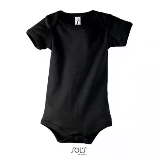 Gyerek SOL S SO00583 Sol S Bambino - Baby Bodysuit -12/18M, Black