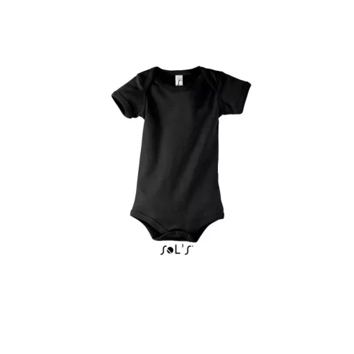 Gyerek SOL S SO00583 Sol S Bambino - Baby Bodysuit -18/23M, Black