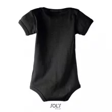 Gyerek SOL S SO00583 Sol S Bambino - Baby Bodysuit -3/6M, Black