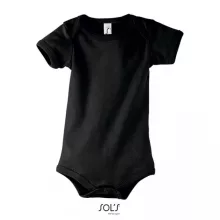 Gyerek SOL S SO00583 Sol S Bambino - Baby Bodysuit -3/6M, Black