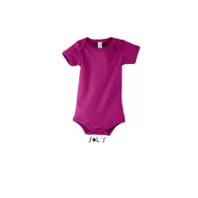 Gyerek SOL S SO00583 Sol S Bambino - Baby Bodysuit -6/12M, Fuchsia