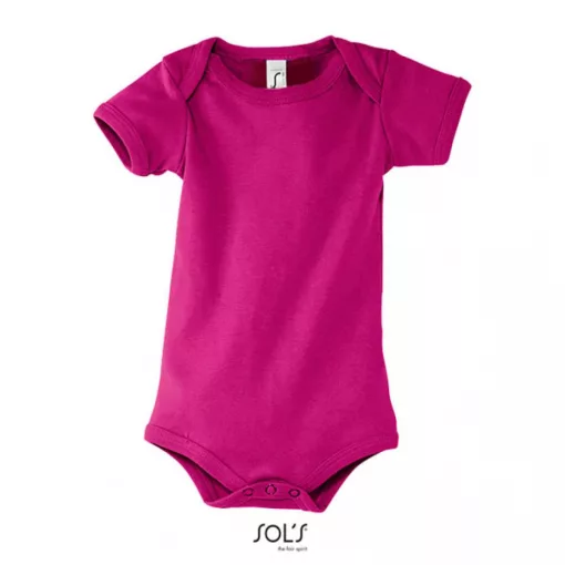 Gyerek SOL S SO00583 Sol S Bambino - Baby Bodysuit -6/12M, Fuchsia