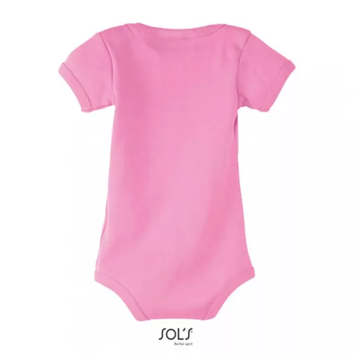 Gyerek SOL S SO00583 Sol S Bambino - Baby Bodysuit -12/18M, Orchid Pink