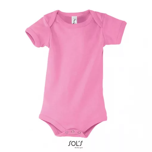 Gyerek SOL S SO00583 Sol S Bambino - Baby Bodysuit -18/23M, Orchid Pink