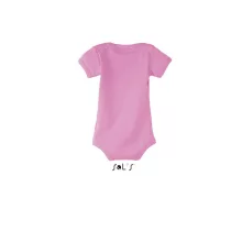 Gyerek SOL S SO00583 Sol S Bambino - Baby Bodysuit -3/6M, Orchid Pink