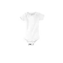 Gyerek SOL S SO00583 Sol S Bambino - Baby Bodysuit -3/6M, White