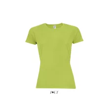 Női póló SOL S SO01159 Sol S Sporty Women - Raglan-Sleeved T-Shirt -L, Apple Green