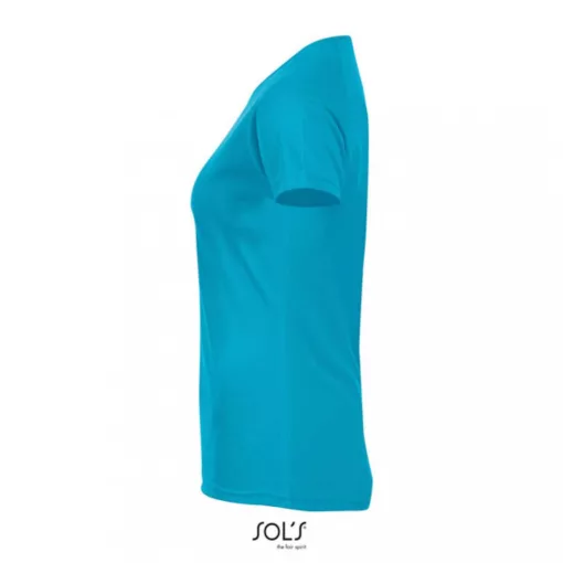 Női póló SOL S SO01159 Sol S Sporty Women - Raglan-Sleeved T-Shirt -XL, Aqua