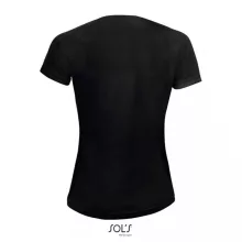 Női póló SOL S SO01159 Sol S Sporty Women - Raglan-Sleeved T-Shirt -XL, Black