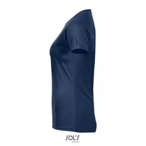 Női póló SOL S SO01159 Sol S Sporty Women - Raglan-Sleeved T-Shirt -2XL, French Navy