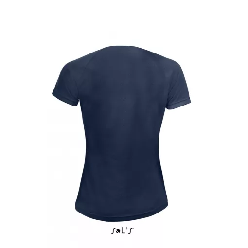 Női póló SOL S SO01159 Sol S Sporty Women - Raglan-Sleeved T-Shirt -XL, French Navy