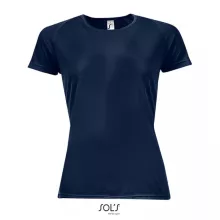 Női póló SOL S SO01159 Sol S Sporty Women - Raglan-Sleeved T-Shirt -XL, French Navy