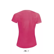 Női póló SOL S SO01159 Sol S Sporty Women - Raglan-Sleeved T-Shirt -L, Neon Coral