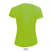 Női póló SOL S SO01159 Sol S Sporty Women - Raglan-Sleeved T-Shirt -M, Neon Green