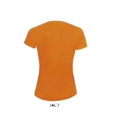 Női póló SOL S SO01159 Sol S Sporty Women - Raglan-Sleeved T-Shirt -XL, Neon Orange