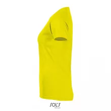 Női póló SOL S SO01159 Sol S Sporty Women - Raglan-Sleeved T-Shirt -S, Neon Yellow