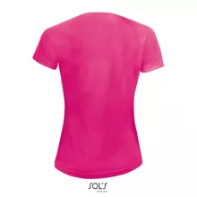 Női póló SOL S SO01159 Sol S Sporty Women - Raglan-Sleeved T-Shirt -XL, Neon Pink 2