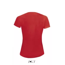 Női póló SOL S SO01159 Sol S Sporty Women - Raglan-Sleeved T-Shirt -XL, Red