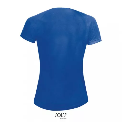 Női póló SOL S SO01159 Sol S Sporty Women - Raglan-Sleeved T-Shirt -2XL, Royal Blue