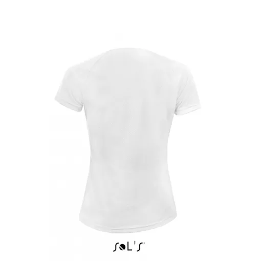 Női póló SOL S SO01159 Sol S Sporty Women - Raglan-Sleeved T-Shirt -XL, White