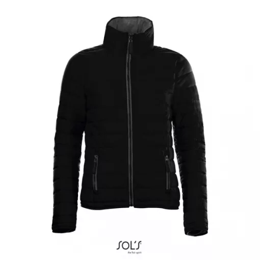 Női kabát SOL S SO01170 Sol S Ride Women - Light padded Jacket -S, Black