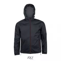 Uniszex széldzseki SOL S SO01171 Sol S Skate - Lined Windbreaker -XS, Black/Dark Grey