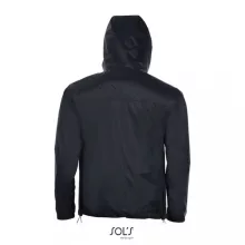 Uniszex széldzseki SOL S SO01171 Sol S Skate - Lined Windbreaker -XS, Black/Dark Grey