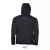Uniszex széldzseki SOL S SO01171 Sol S Skate - Lined Windbreaker -XS, Black/Dark Grey
