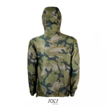 Uniszex széldzseki SOL S SO01171 Sol S Skate - Lined Windbreaker -XS, Camo/Royal blue