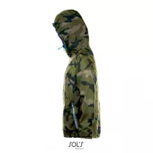 Uniszex széldzseki SOL S SO01171 Sol S Skate - Lined Windbreaker -XS, Camo/Royal blue