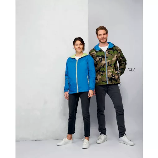 Uniszex széldzseki SOL S SO01171 Sol S Skate - Lined Windbreaker -L, Navy/Royal Blue