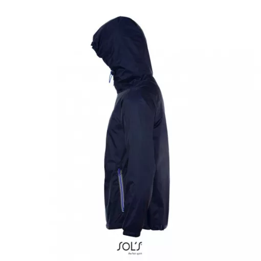 Uniszex széldzseki SOL S SO01171 Sol S Skate - Lined Windbreaker -XL, Navy/Royal Blue