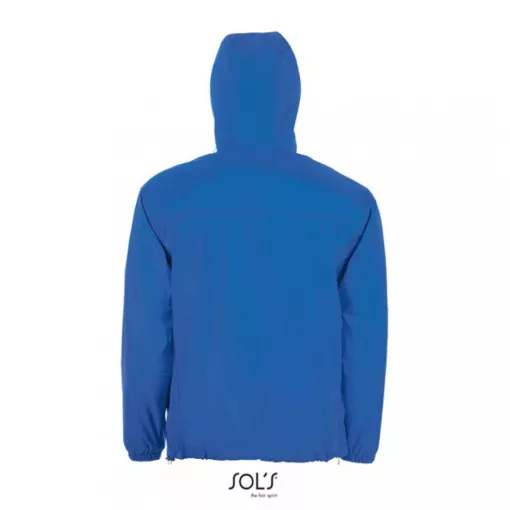 Uniszex széldzseki SOL S SO01171 Sol S Skate - Lined Windbreaker -2XL, Royal Blue/Neon