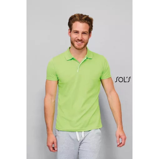 Férfi póló SOL S SO01180 Sol S performer Men - Sports polo Shirt -L, White