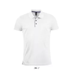 Férfi póló SOL S SO01180 Sol S performer Men - Sports polo Shirt -XL, White
