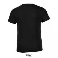 Gyerek póló SOL S SO01183 Sol S Regent Fit Kids - Round neck T-Shirt -6A, Deep Black