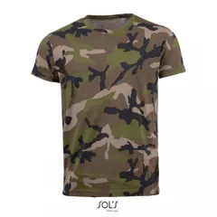 Férfi póló SOL S SO01188 Sol S Camo Men -Környakú póló -L, Camo