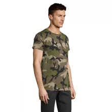 Férfi póló SOL S SO01188 Sol S Camo Men -Környakú póló -M, Camo