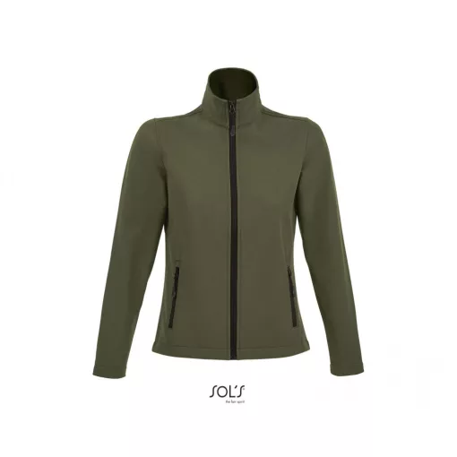 Női kabát SOL S SO01194 Sol S Race Women - Softshell Zip Jacket -L, Army