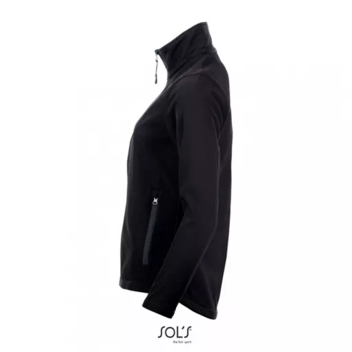 Női kabát SOL S SO01194 Sol S Race Women - Softshell Zip Jacket -S, Black