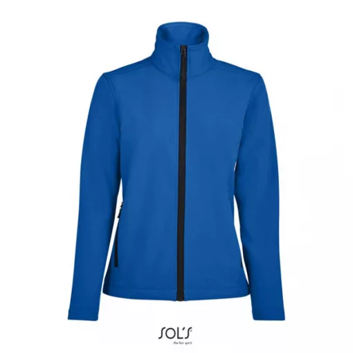 Női kabát SOL S SO01194 Sol S Race Women - Softshell Zip Jacket -2XL, Royal Blue