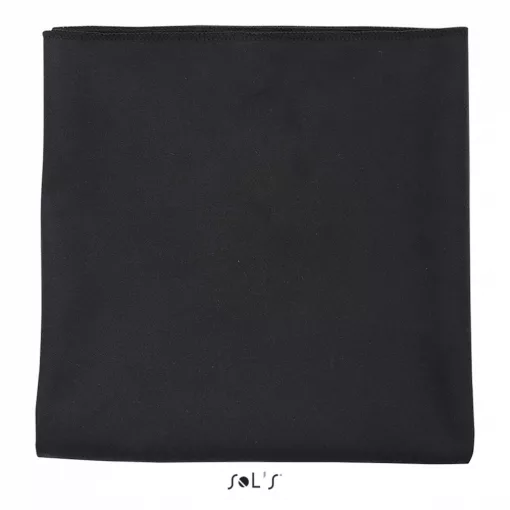 Uniszex törölköző SOL S SO01210 Sol S Atoll 70 - Microfibre Towel -Egy méret, Black