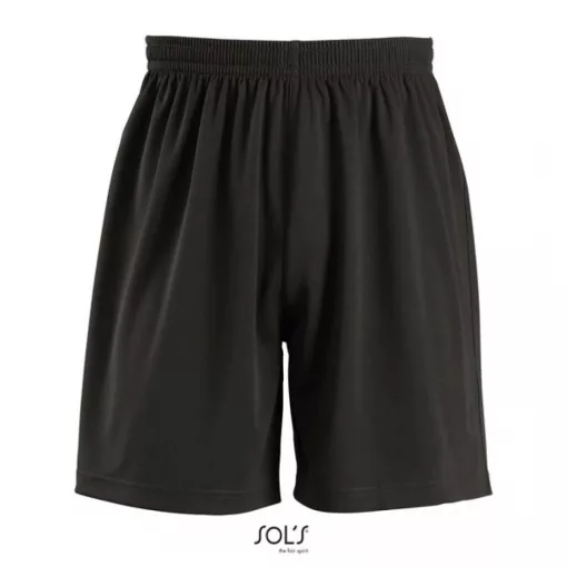 Férfi rövid nadrág SOL S SO01221 Sol S San Siro 2 - Adults Basic Shorts -XL, Black