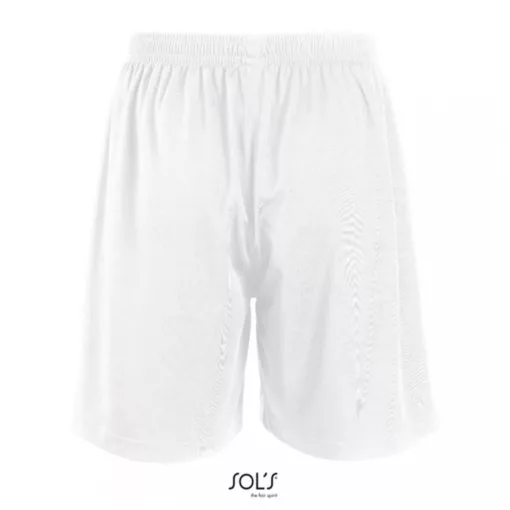 Férfi rövid nadrág SOL S SO01221 Sol S San Siro 2 - Adults Basic Shorts -S, White