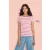 Női póló SOL S SO01399 Sol S Miles Women - Kereknyakú Csíkos póló -L, White/Navy