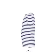 Gyerek póló SOL S SO01400 Sol S Miles Kids - Round neck Striped T-Shirt -8A, White/Nav