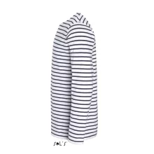 Férfi póló SOL S SO01402 Sol S Marine Men - Hosszú Ujjú Csíkos póló -S, White/Navy