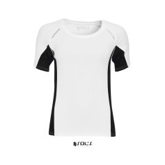 Női póló SOL S SO01415 Sol S Sydney Women - Short Sleeve Running T-Shirt -XS, White