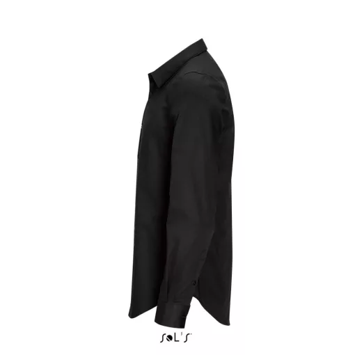 Férfi ing SOL S SO01426 Sol S Blake Men - Long Sleeve Stretch Shirt -L, Black