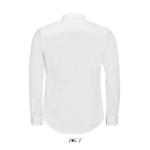 Férfi ing SOL S SO01426 Sol S Blake Men - Long Sleeve Stretch Shirt -2XL, White